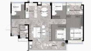 越秀·萬博城 122㎡四房兩廳兩衛 - House730
