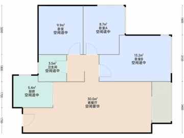 保利時光印象 79㎡2室2廳2衛1廚 - House730