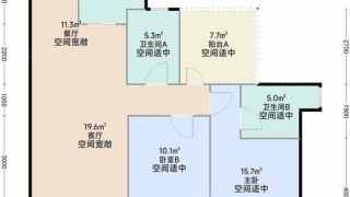 保利時光印象 94㎡2室2廳2衛1廚 - House730