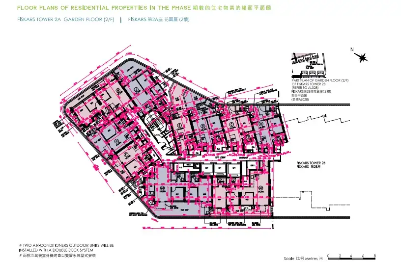 屯门NOVO LAND第3B期 2A座2楼平面图