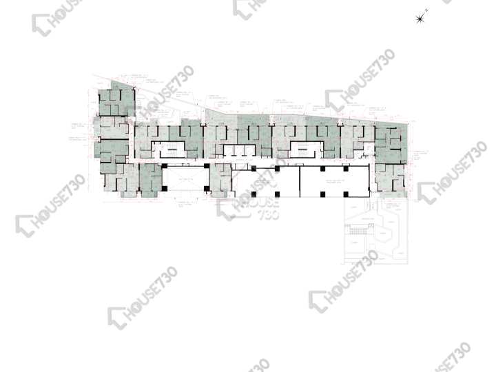 滙都 平面圖 滙都 1期 3座 1樓 樓層平面圖 - House730