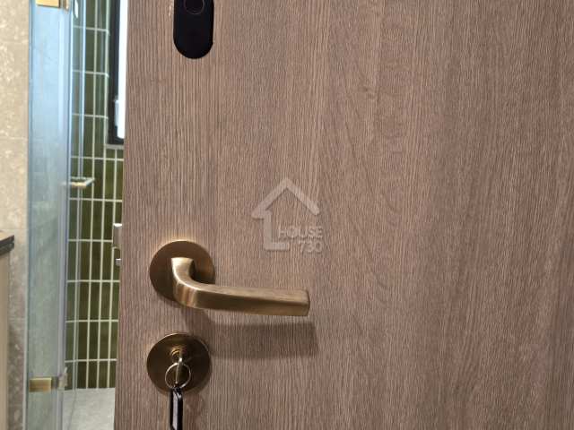 單位大門裝配了有專利的ArtisLock三合一智能門鎖，住戶可以使用指紋掃描、門匙或應用程式解鎖。