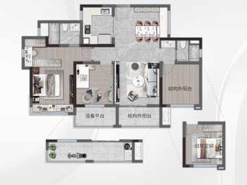 越秀建發 璽樾 B戶型 - House730