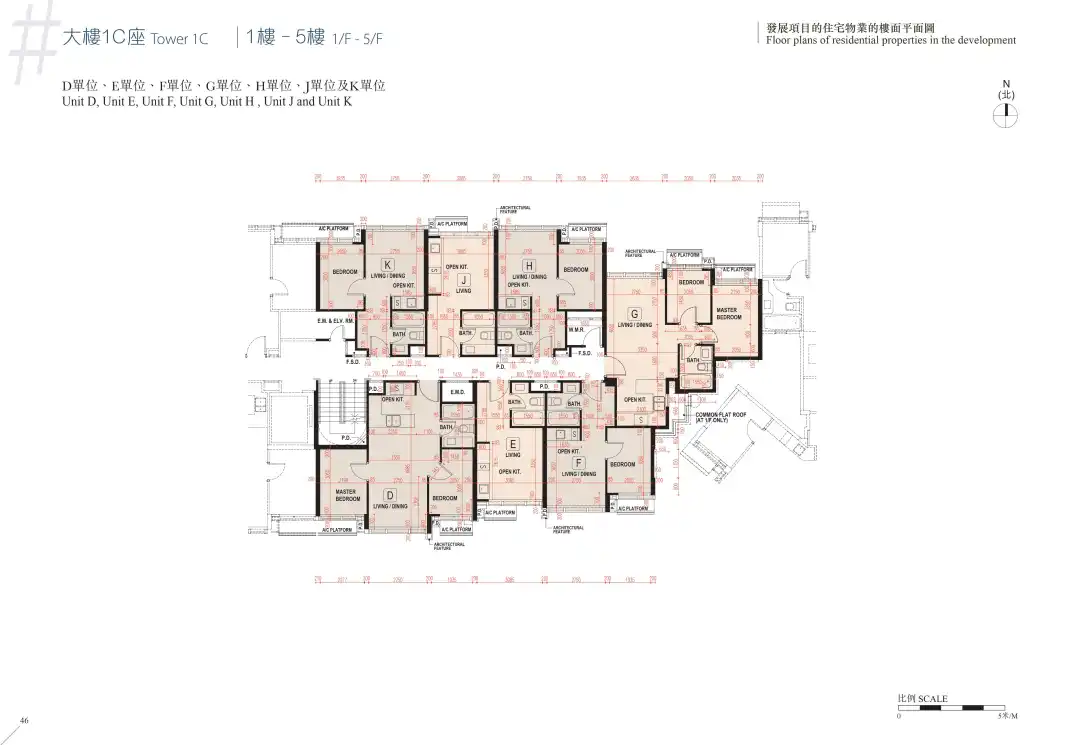 #LYOS大樓1C座 1-5樓平面圖2