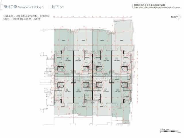 #LYOS大樓複式D座41-58單位地下平面圖