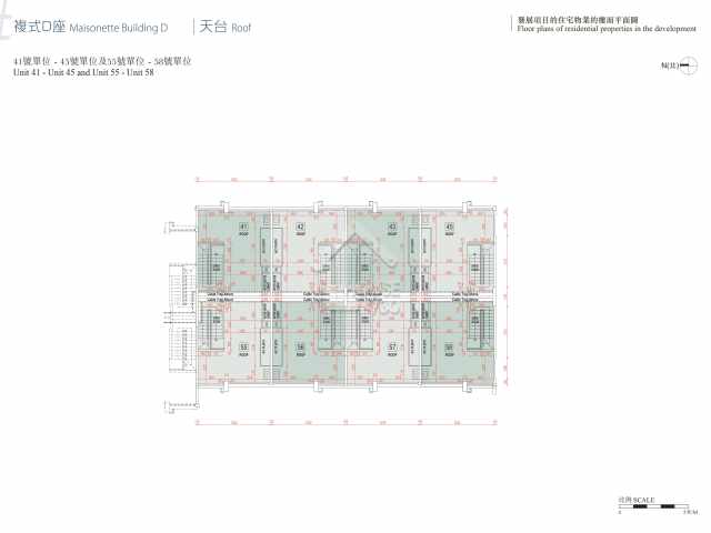 #LYOS大樓複式D座41-58單位天台平面圖