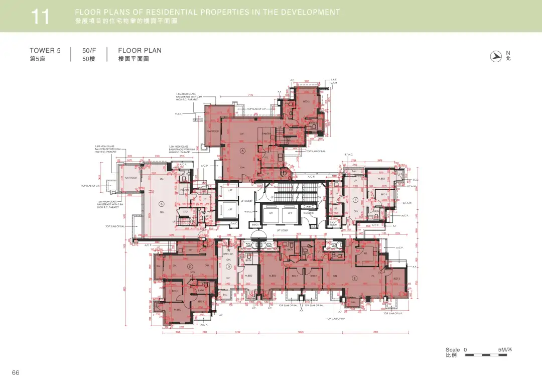 第5座50樓平面圖