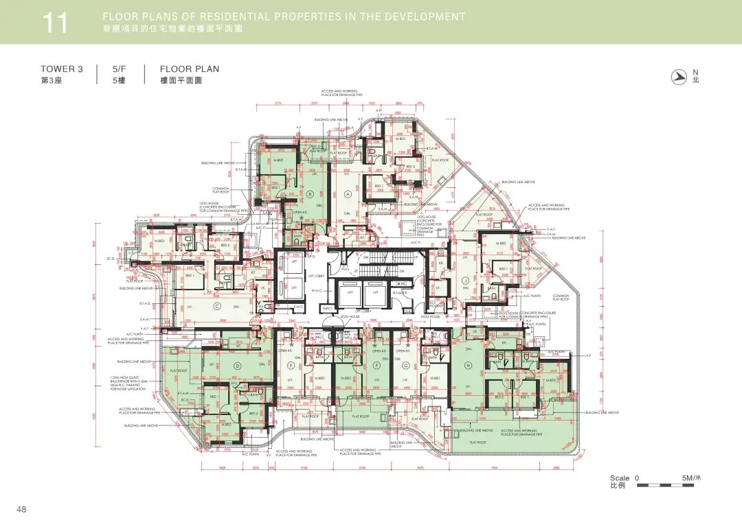 第3座5樓平面圖