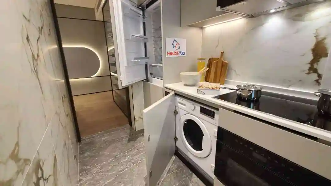 廚房採用德國家電品牌Miele煮食爐具