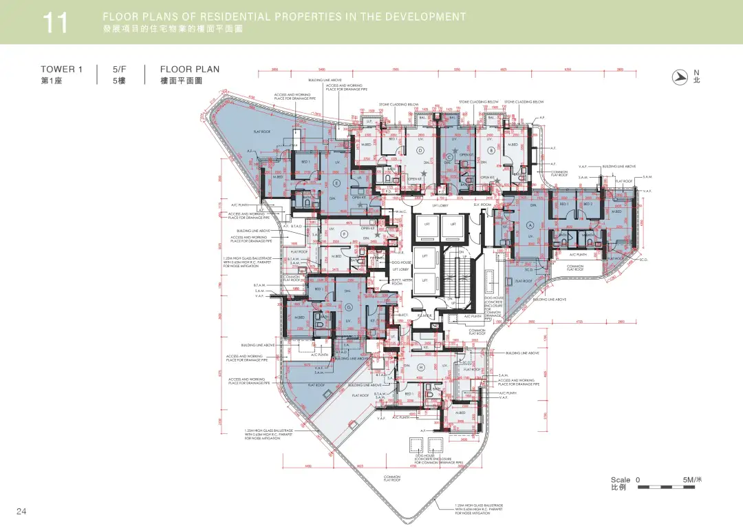 第1座5樓平面圖
