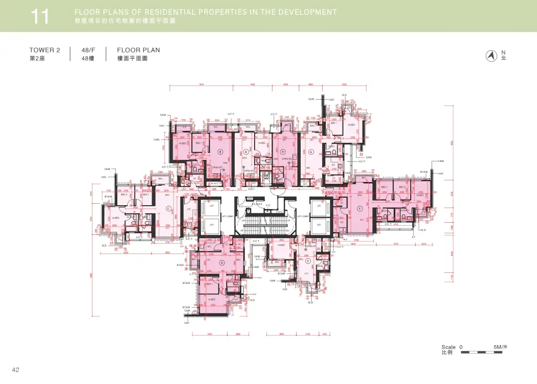 第2座48樓平面圖