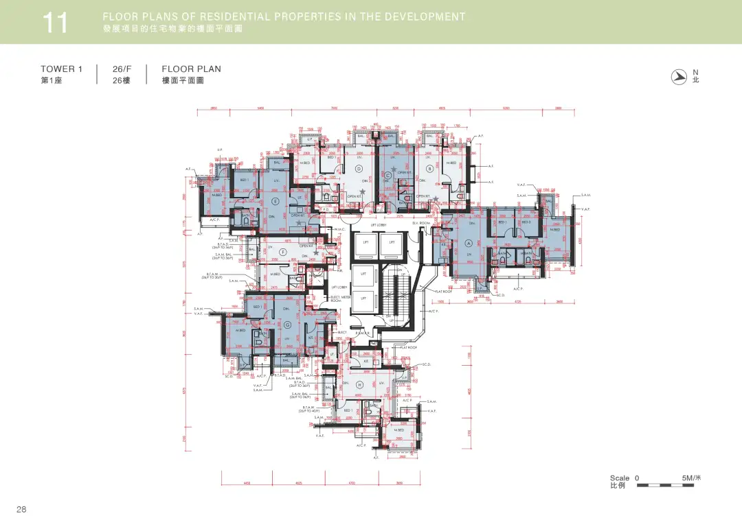 第1座26樓平面圖