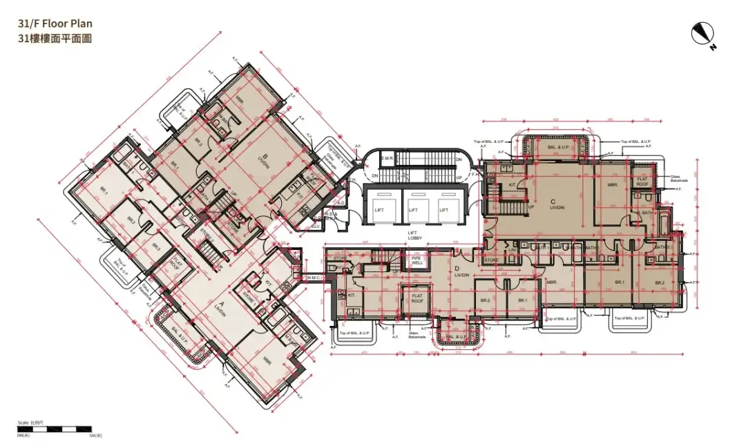 北角101 KINGS ROAD 31樓平面圖