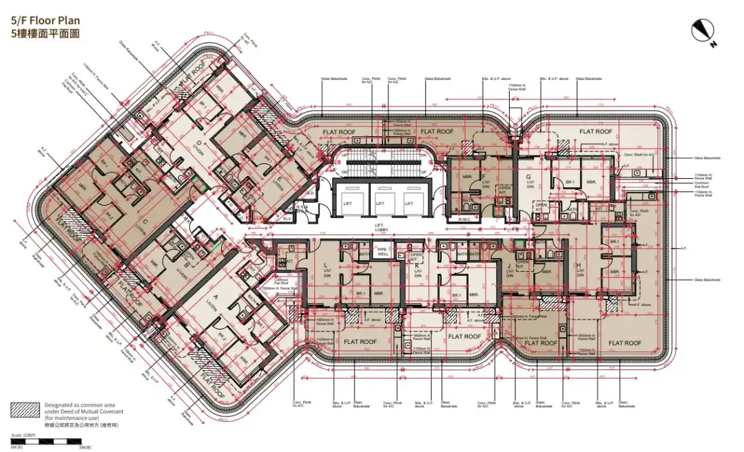 北角101 KINGS ROAD 5樓平面圖