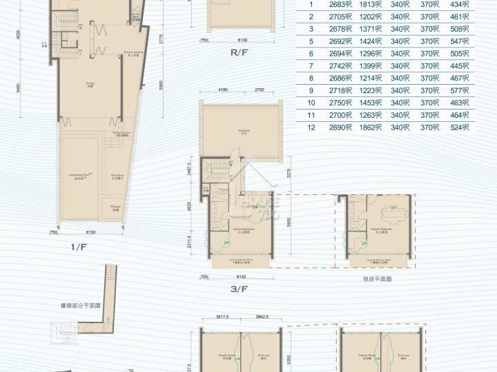 天賦海灣 平面圖 - House730