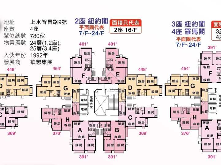 上水名都 平面圖 - House730