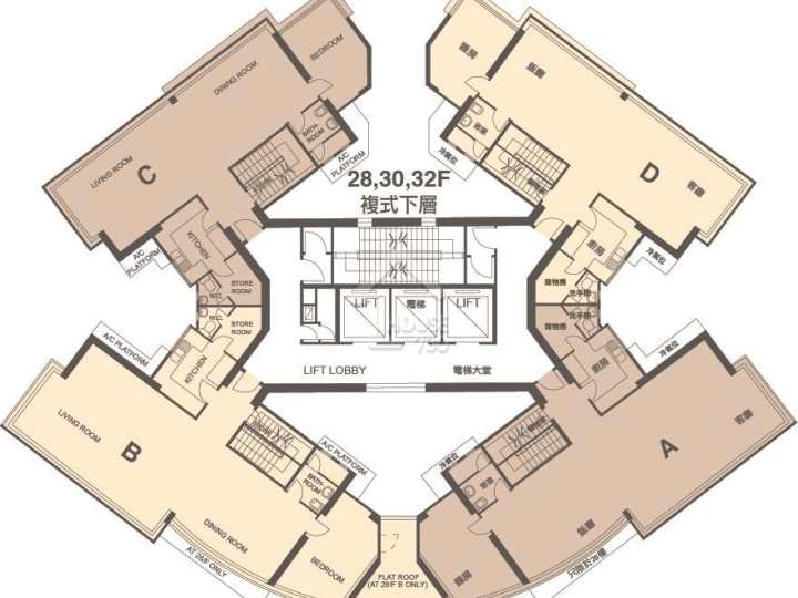 聖佐治大廈 平面圖 - House730