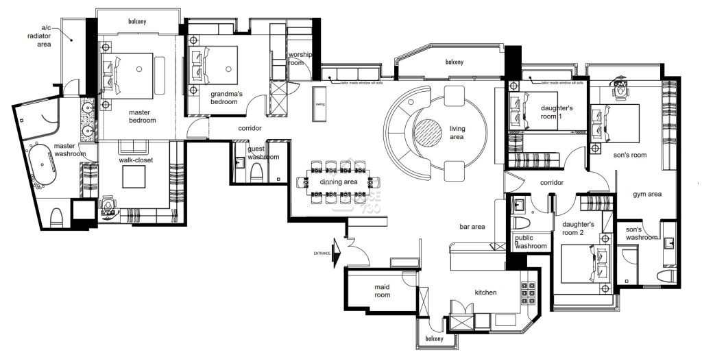 君頤峰 平面圖 - House730
